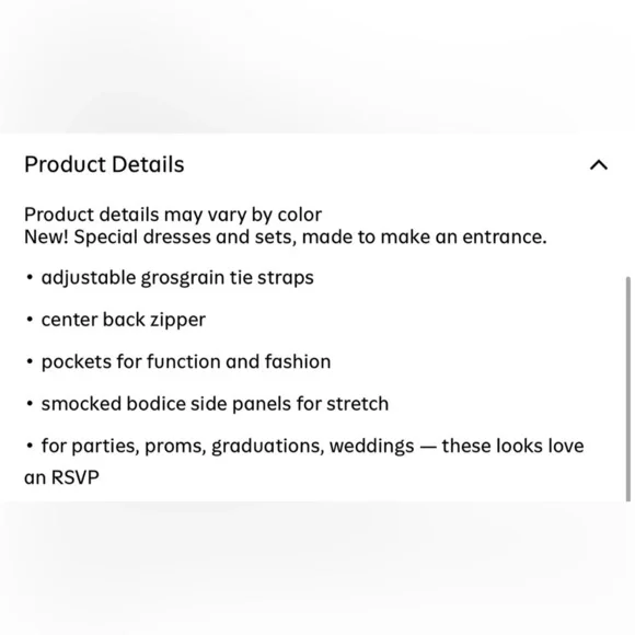 NWTS💓OCCASION OLD NAVY L💓BLACK TAFFETA FIT & FLARE SEING DRESS BACK ZIP & BOWS - Picture 13 of 16